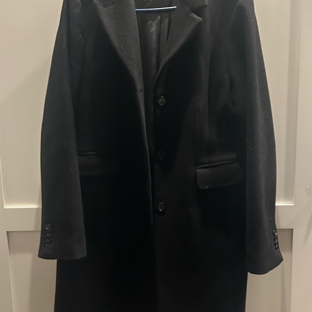 J. Crew Black Men's Trench Coat